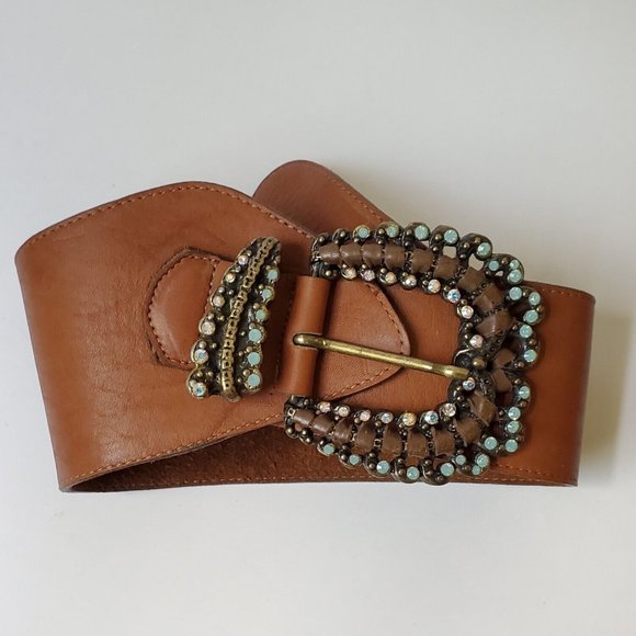 Leatherock Vintage Leather Belt - Picture 1 of 10